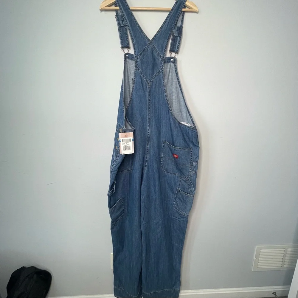 Men’s Dickies‎ Bib overalls relaxed fit straight fit X-Large xl Denim Overalls